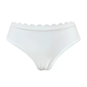 Venus White Mid Rise Bottom-Carvico