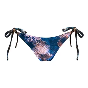 Mosaic Snake Bamboo Tie Side Bottom