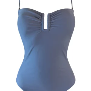 Blue Miracle Maxime Bandeau U Accessory Onepiece w Removable cups