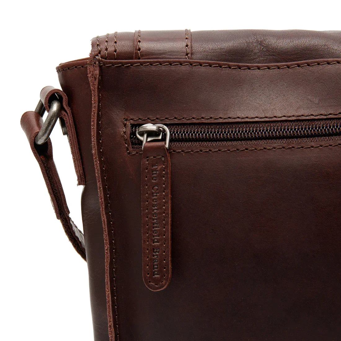 The Chesterfield Brand Ariano Crossbodyväska - Mörkbrun - Bild 7