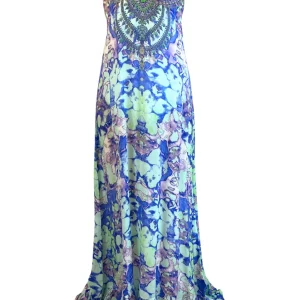 Spaghetti Dress Blue Miracle - Resort Collection