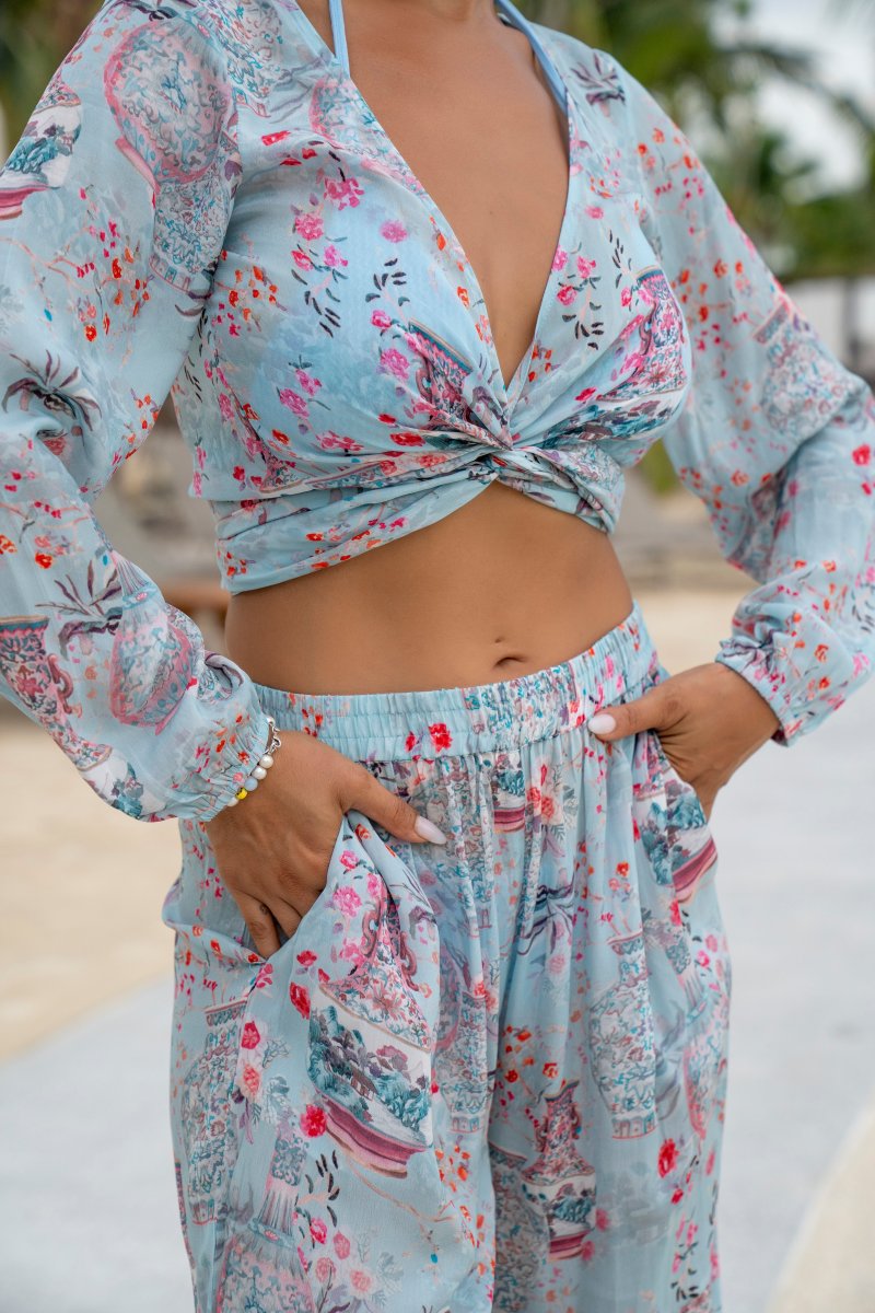 Blue Pompeii Gypsy Wide Pant - Bild 3