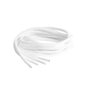 120 cm white Skosnöre round 4.5