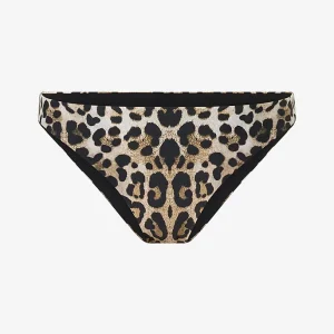 Cheetah Medium High Cut Hipster Bottom