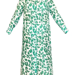 Leo Green Shirt Dress - Resort Collection