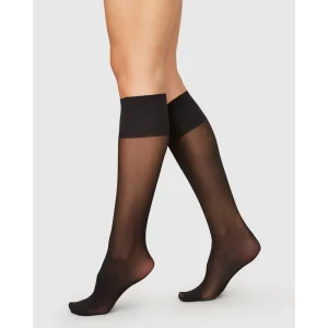 Elin Premium Knee-Highs black 2-pack
