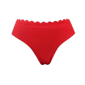 Venus Red Mid Rise Bottom-Carvico