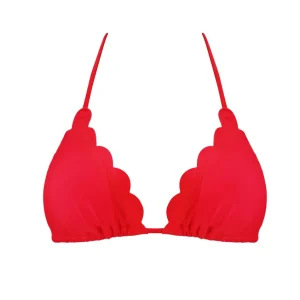 Venus Red Triangle Top Carvico
